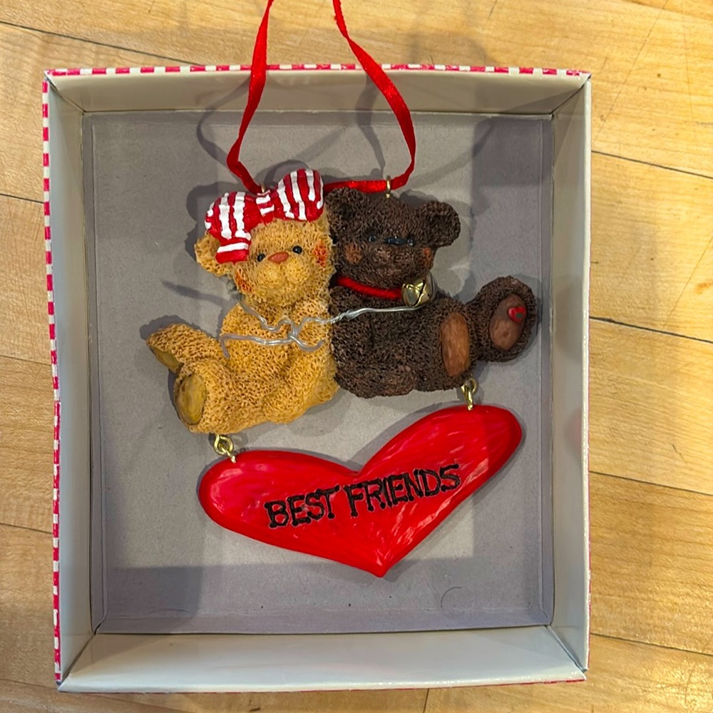 Best friends Christmas ornament